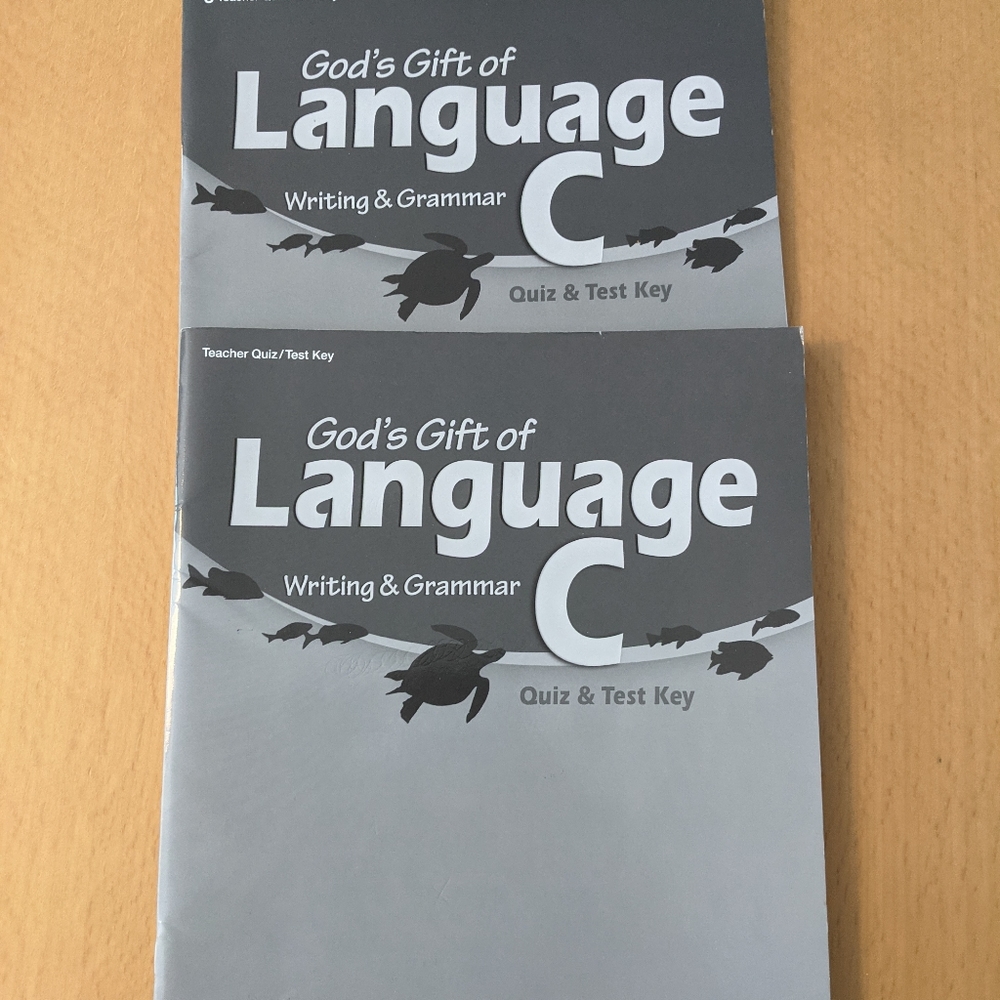 Abeka 6th grade language quiz/test teachers key